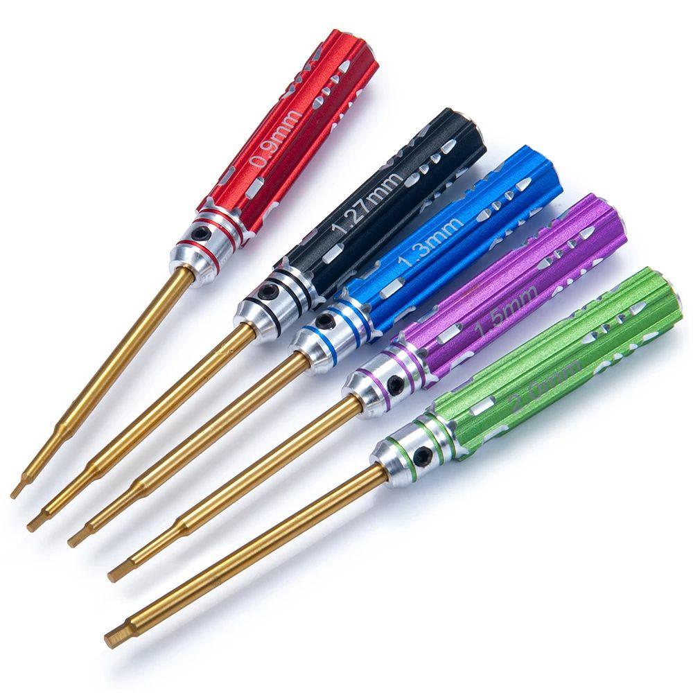 Set 5 Tua Vít Lục Giác 0.9mm 1.27mm 1.3mm 1.5mm 2mm Đa Dụng Chất Lượng Cao