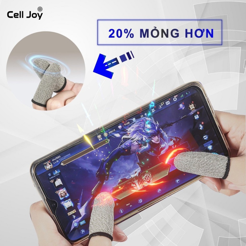Bộ bao 2 ngón tay chuyên dụng chơi game chống ra mồ hôi tay