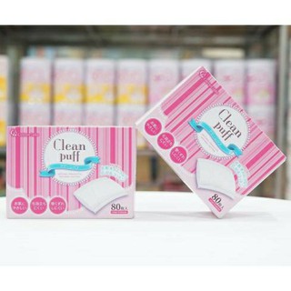 Bông tẩy trang Clean Puff Nhật