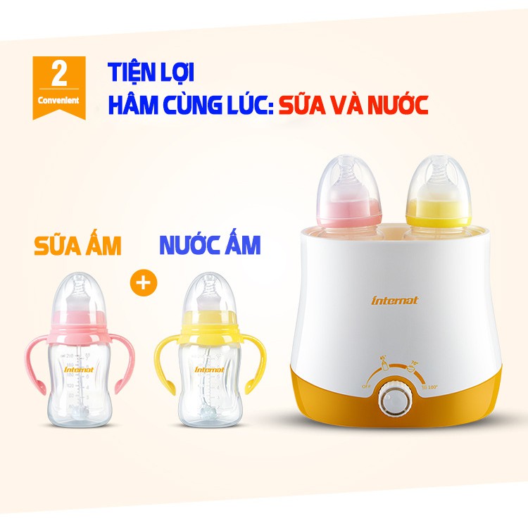 [Freeship] [HÀNG XỊN] Máy hâm sữa và thức ăn siêu tốc bảo vệ sức khỏe mẹ và bé