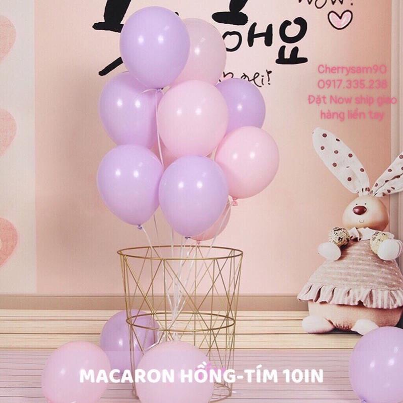 Bong Bóng  Macaron Pastel bóng sữa Màu Siêu Ngọt Ngào Trang Trí Sinh Hay Sự Kiện Điều Nổi Bật Đẹp Lung Linh