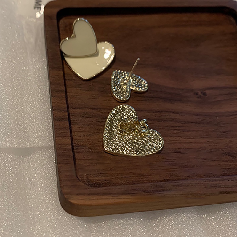 Bông Tai Hình Trái Tim Đôi Thời Trang Hàn Quốc 2022 Cho Nữ