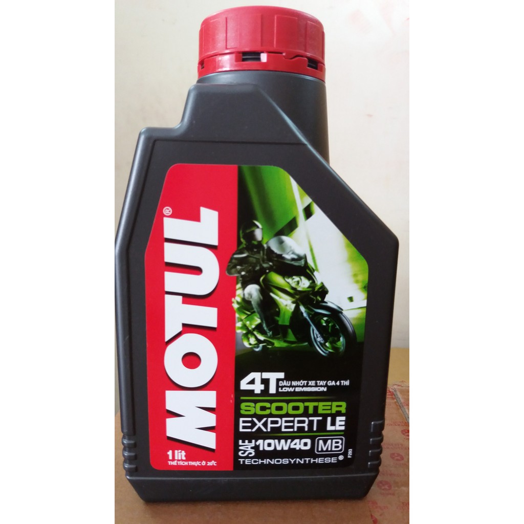 Nhớt xe tay ga Motul Scooter Expert LE 10W40 - 1L / 0.8L