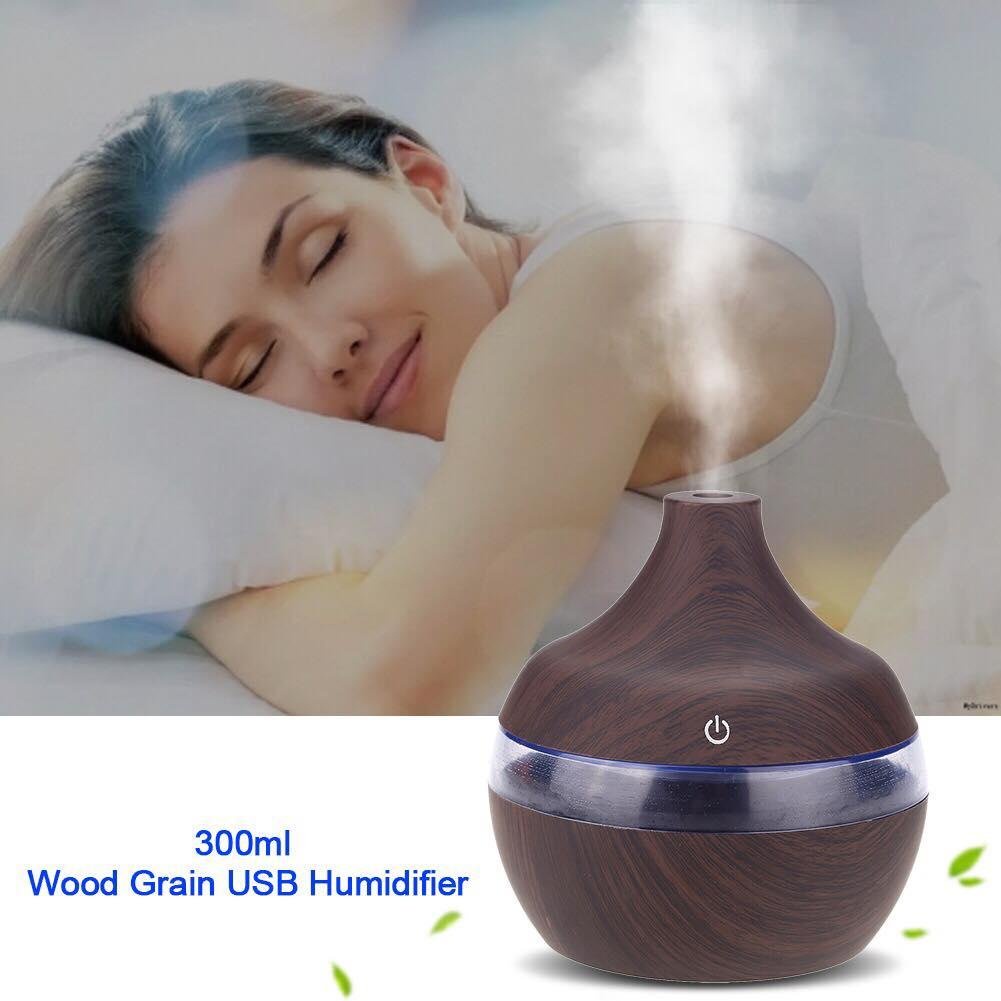 Máy Xông Tinh Dầu Aroma 300ml Máy Khuếch Tán Tinh Dầu Phun Sương Toả Hương Vĩnh Biệt Vi Khuẩn Mùi Hôi Ẩm Mốc & Đuổi Muỗi