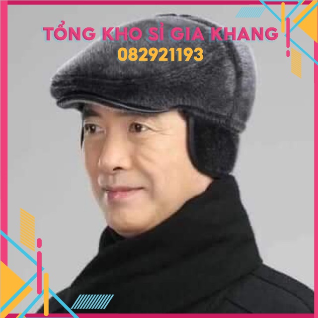 Mũ lông có bịt tai cho bố và ông