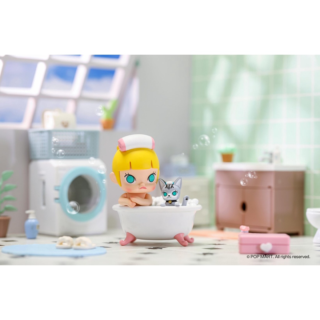Búp Bê pop mart popmart Nghệ Thuật molly Một Ngày Bẻm chán Với Hộp Quà Tặng Dễ Thương