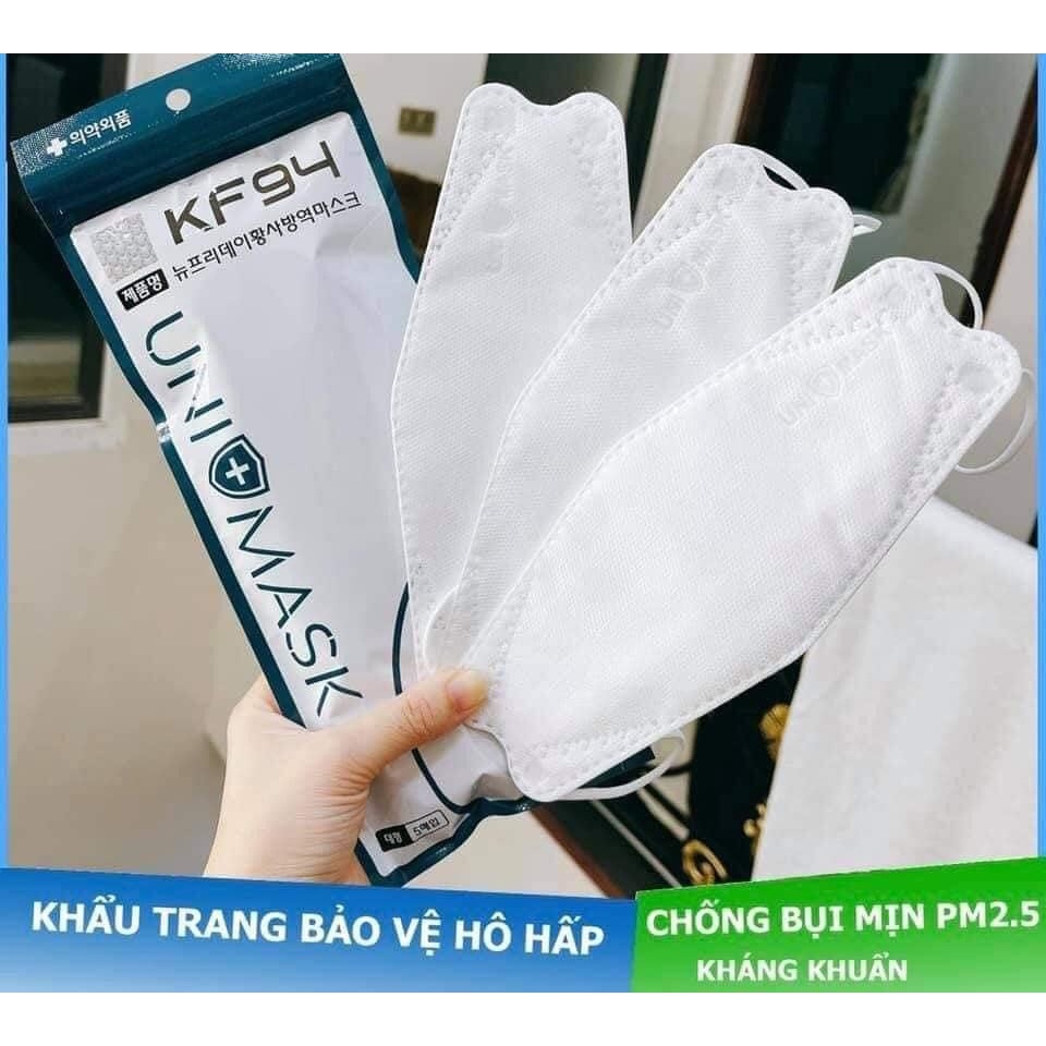 Set 50 Chiếc Khẩu trang 4 Lớp KF94 UNI MASK Chống Bụi Mịn Và Kháng Khuẩn Hàng Cao Cấp Hàn Quốc | BigBuy360 - bigbuy360.vn