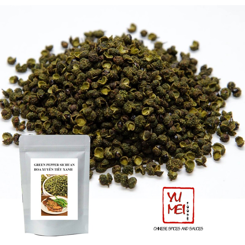 Hoa Xuyên Tiêu Xanh Green Pepper Sichuan 50gr