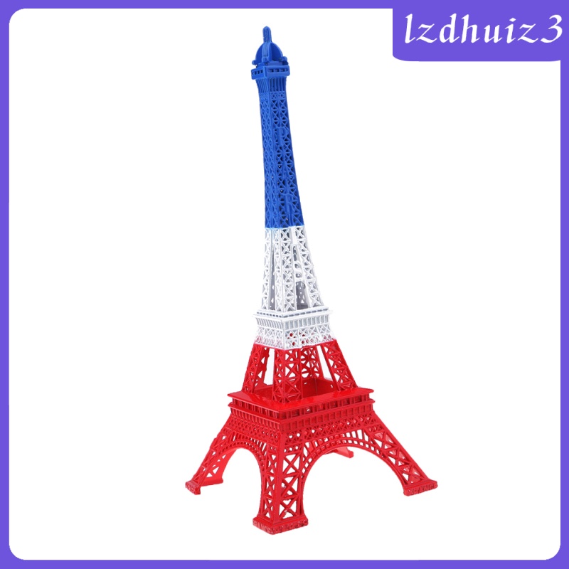 Gemgem Loey Color Paris Eiffel Tower Statue Antique Figurine Home Decor Vintage Metal 13/18/25 cm