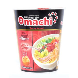 Mỳ Ly OMACHI 68g (Vị Sườn/Bò/Tôm)