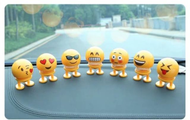 Thú nhún lò xo emoji 8 biểu cảm dễ thương