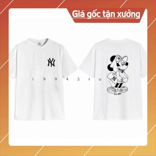 Áo phông Mickeyyy trắng hình đen cực đẹp Áo phông cotton chất đẹp mát, áo unisex, áo phông trắng đen