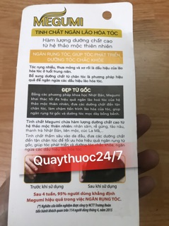 TINH CHẤT NGĂN RỤNG TÓC MEGUMI
