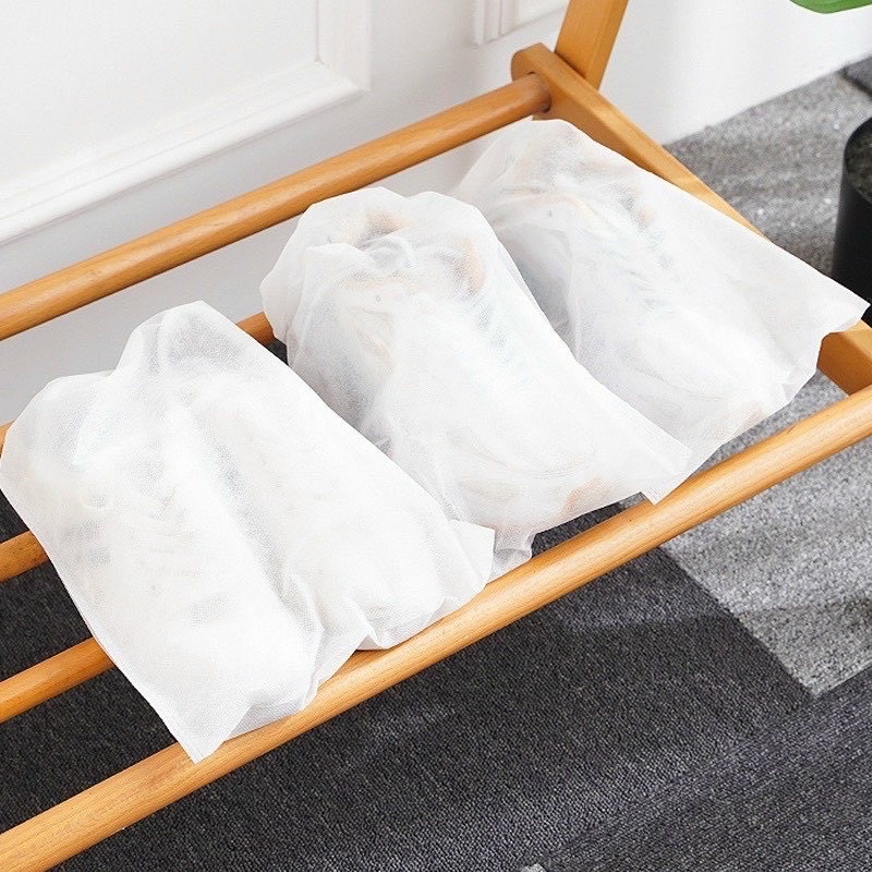 10 Chiếc túi vải loại to có dây rút,túi lụa đựng giày dép,bọc túi xách, bảo quản giày dép khỏi bụi bẩn