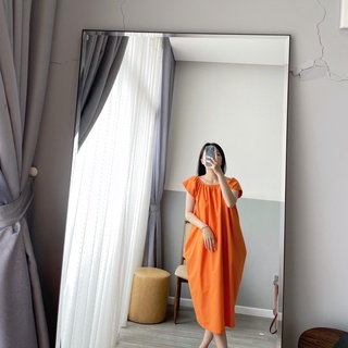 váy cam tay hến