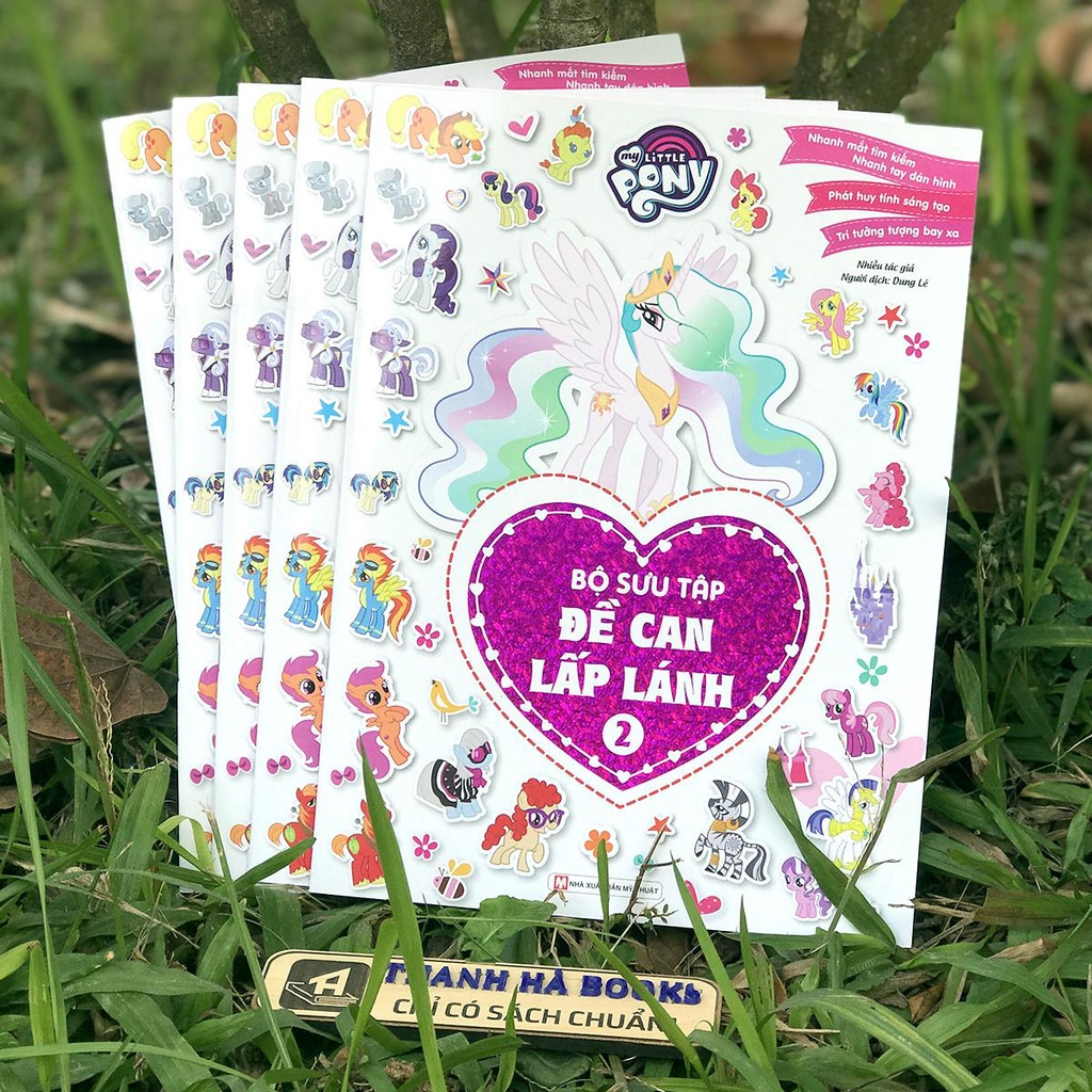 Sách - My Little Pony - Bộ Sưu Tập 1000 Đề Can Lấp Lánh - Quyển 2 (2-8 tuổi)