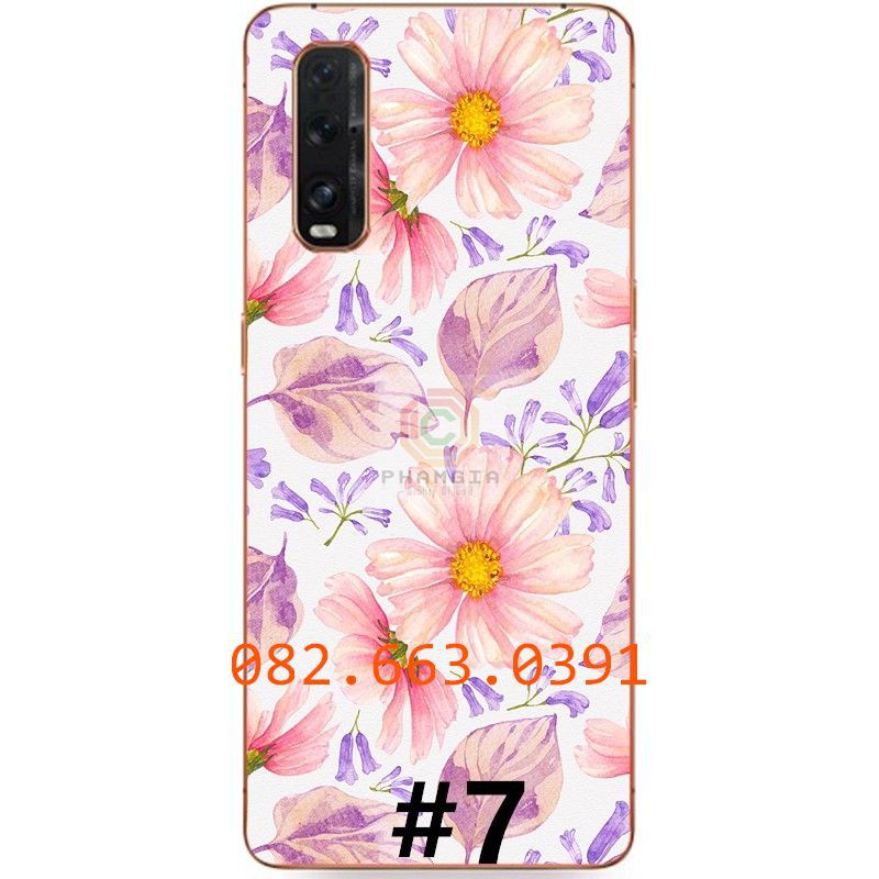 Ốp lưng Oppo Find x2 / Find x2 Pro dẻo in hình bông hoa siêu đẹp