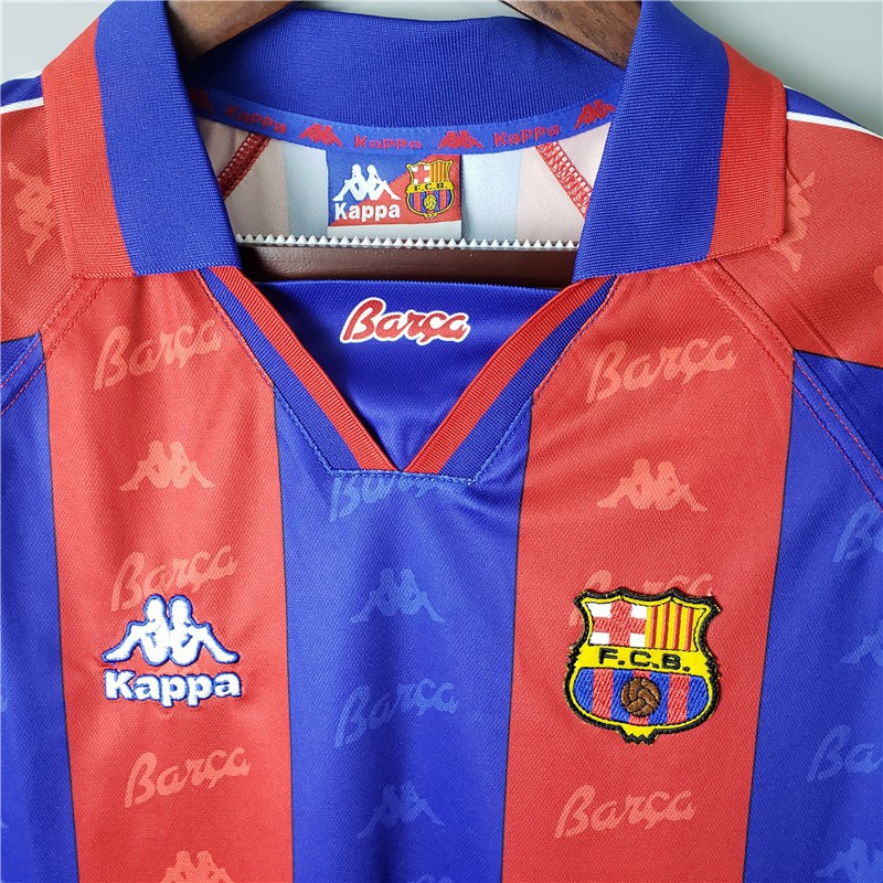 Áo Bóng Đá Đội Tuyển Barcelona 96-97 Phong Cách Retro