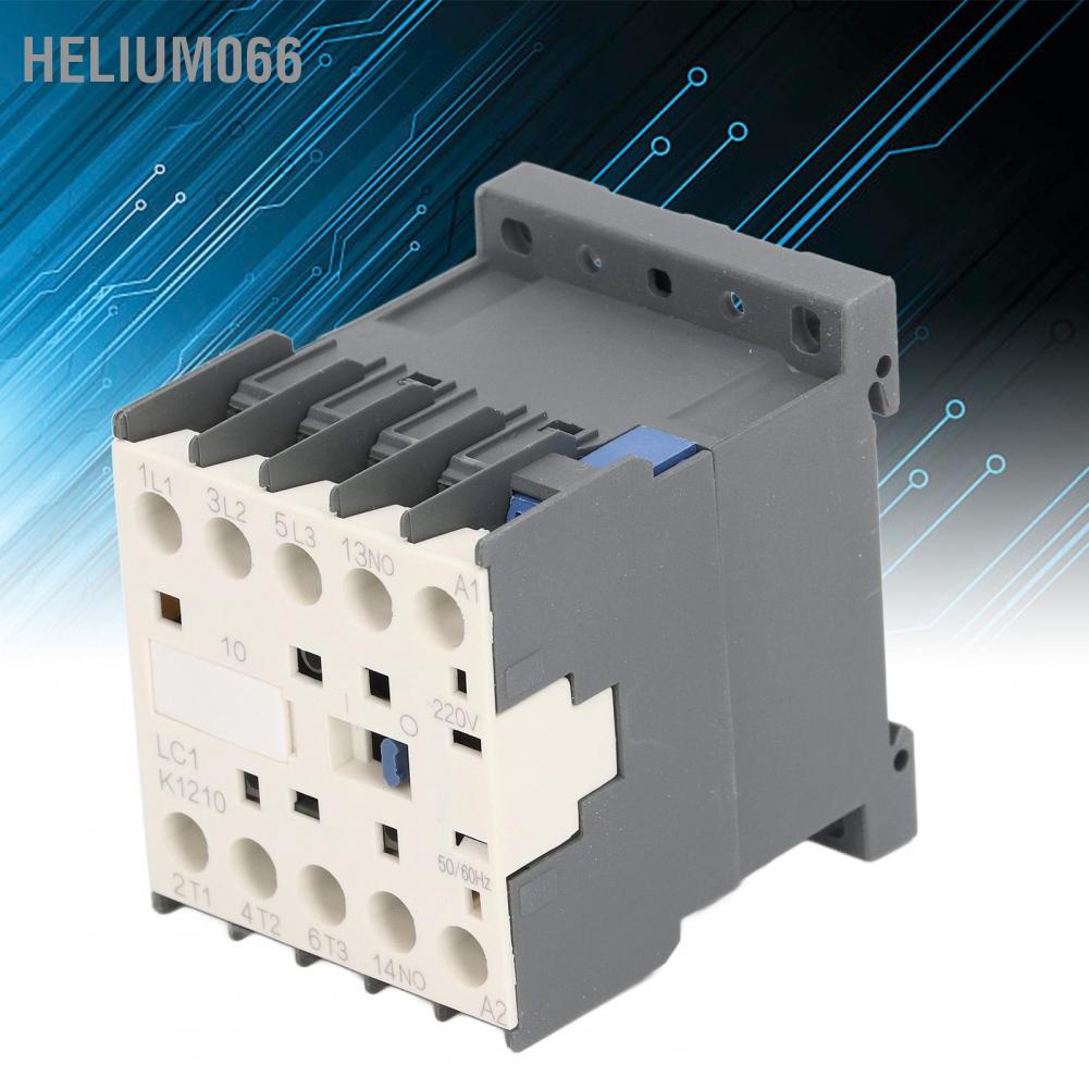 Helium066 Helium066 Công tắc tơ AC Độ nhạy cao Điện công nghiệp Điểm bạc dày dặn Tiếp điểm 220V 12A