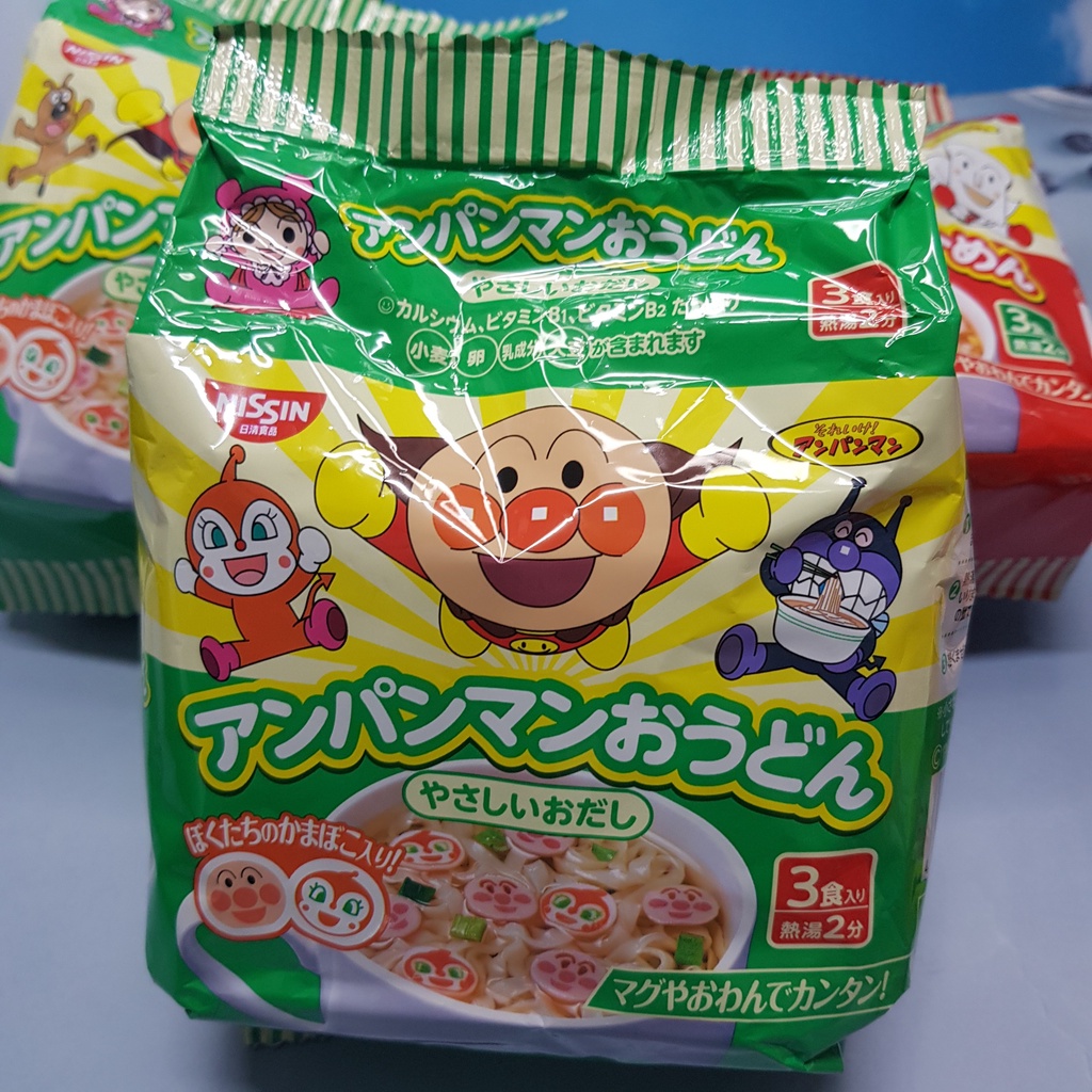 Mì Trẻ Em Chú Hề Nhật Bản Nissin Anpanman Cho Trẻ Nhỏ Ăn Dặm