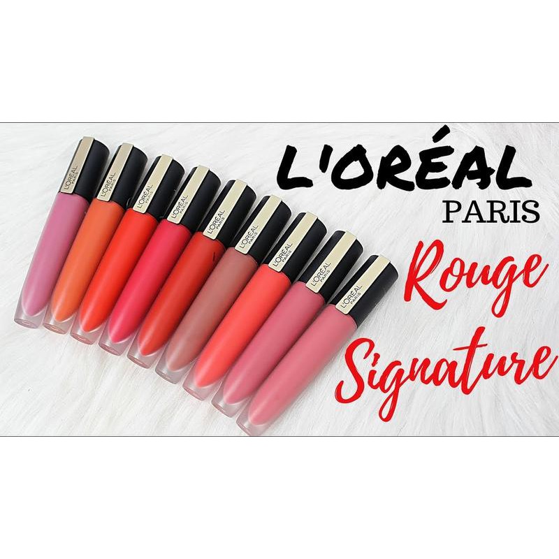 Son Loreal Rouge Signature