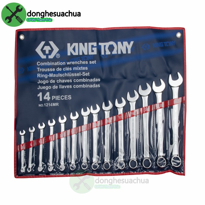 Bộ cờ lê vòng miệng Kingtony 1214MR 14 chi tiết từ 10mm - 32mm