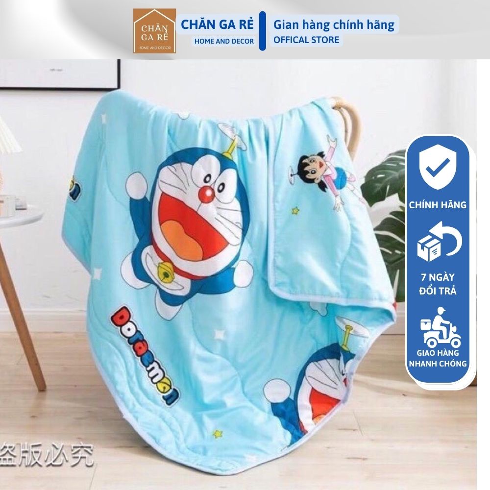 Chăn đũi cho bé mùa hè thu, chăn trẻ em mỏng mát đắp hè thu kích thước 1m1x1m3