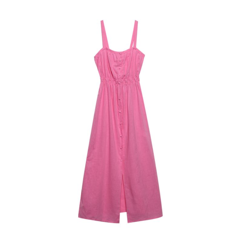 ĐẦM 2 DÂY NÚT BỌC ZARA XUẤT XỊN