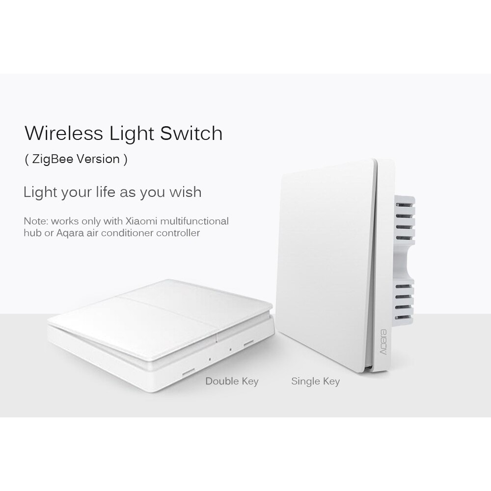 Công tắc thông minh 1 nút Xiaomi Aqara wireless switch D1 ( wall-mounted) one-touch version