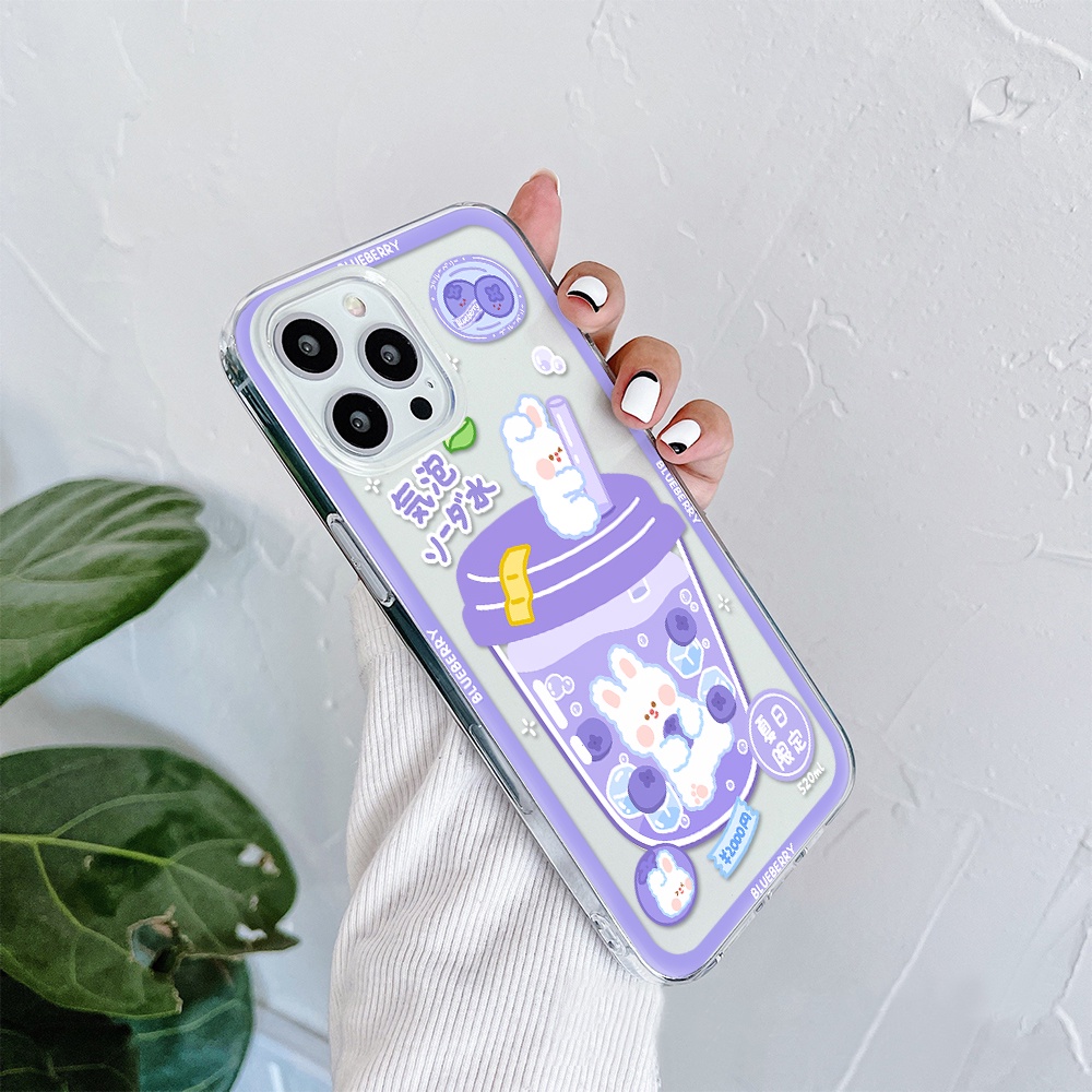 Ốp Điện Thoại Tpu Mềm Chống Sốc In Hình Dễ Thương Cho iPhone 11 12 13 pro max XS X XR XSMax 7 8 6 6s plus 5 4 SE 2020