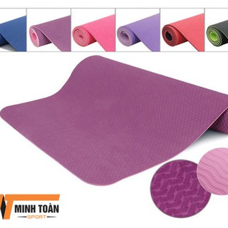 Thảm tập yoga tpe 2 lớp 6mm
