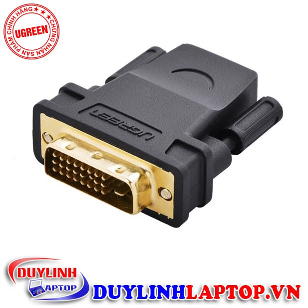 Đầu chuyển đổi DVI 24+1 to HDMI cao cấp chính hãng UGREEN 20124 - Đầu chuyển DVI 24+1 to HDMI chất lượng cao