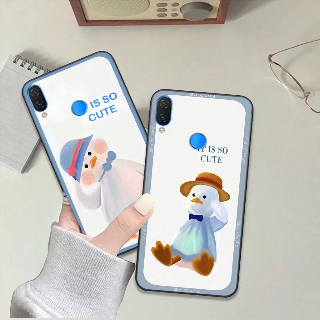 Ốp Huawei Nova 3 / Nova 3i bộ hình cute dễ thương gấu thỏ xinh xắn vẽ tay lạ mắt