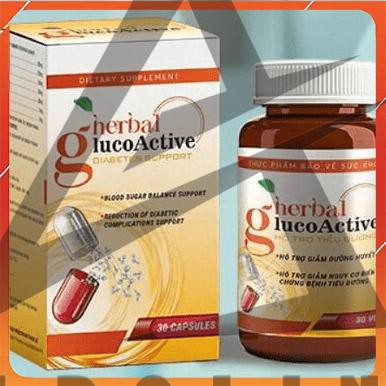 VIÊN UỐNG HERBAL GLUCOACTIVE - Hỗ Trợ Hạ Đường Huyết Cải Thiện Chỉ Số Ổn Định Sức Khỏe Toàn Diện - CHÍNH HÃNG HỘP 30V | BigBuy360 - bigbuy360.vn
