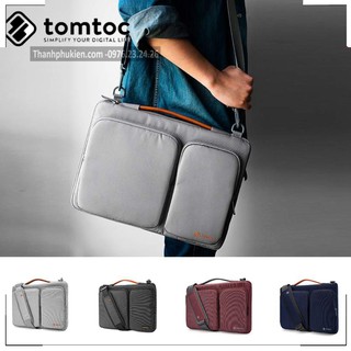 Túi đeo Tomtoc 360* Shoulder Bags Macbook 13/15' A42 MÀU ĐEN/ ĐỎ/ XANH TÍM THAN/ XÁM -
