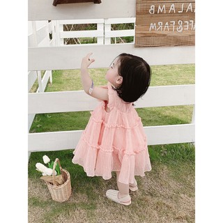 Váy công chúa bồng bềnh cho bé gái siêu xinh- Hàng Quảng Châu Cao Cấp