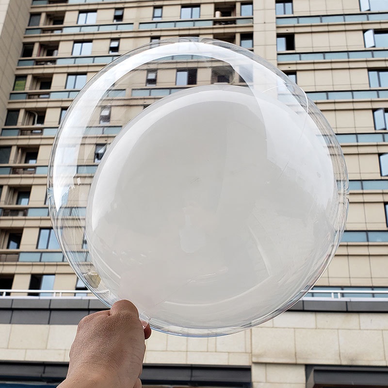 Set 10 Bong Bóng Trong Suốt Bằng latex Hình Trái Tim Trang Trí Tiệc Cưới/Sinh Nhật