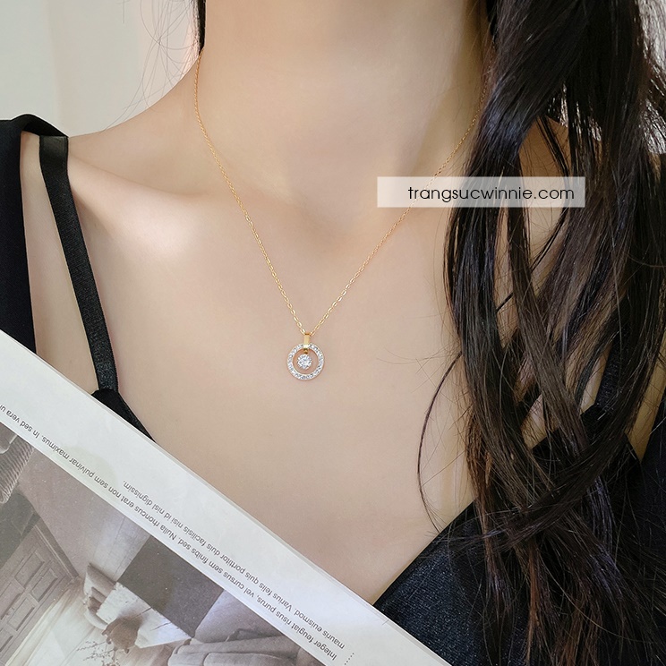 Dây chuyền nữ titan Diamond Circle VG