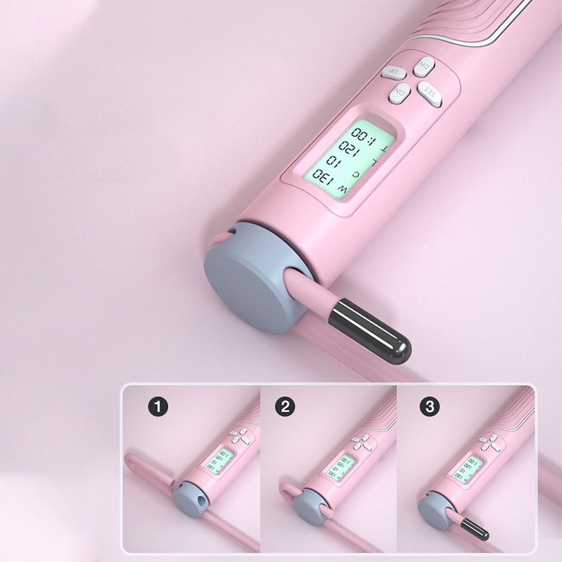 Dây nhảy thể dục điện tử đếm số vòng dây PVC lõi thép Cleacco BORO SPORT