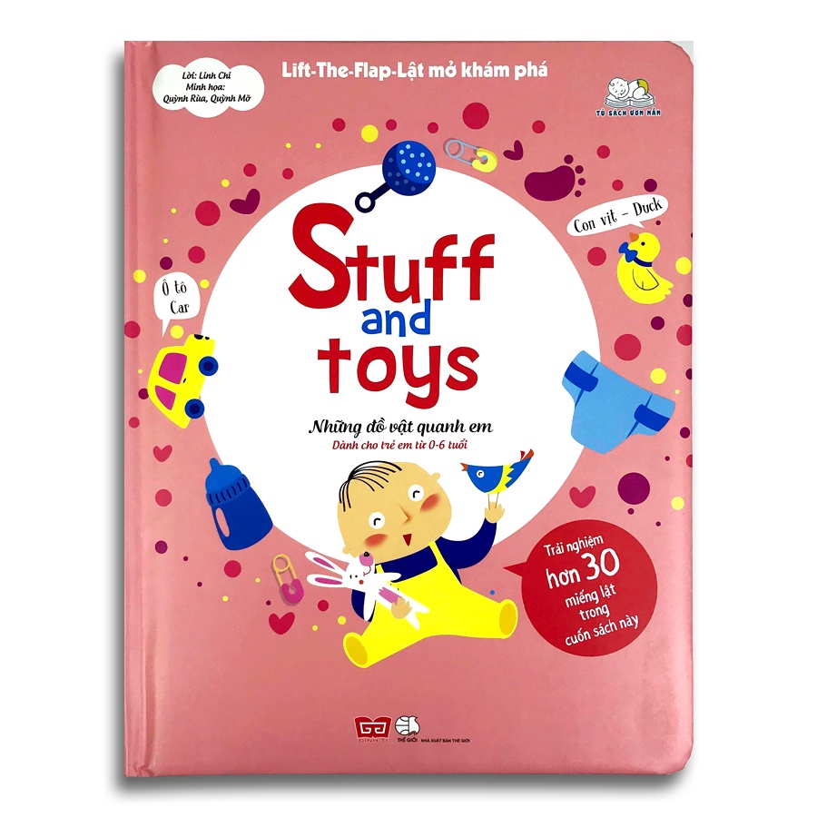 Sách - Lift The Flap - Stuff and Toys - Những đồ vật quanh em (0-6 tuổi)