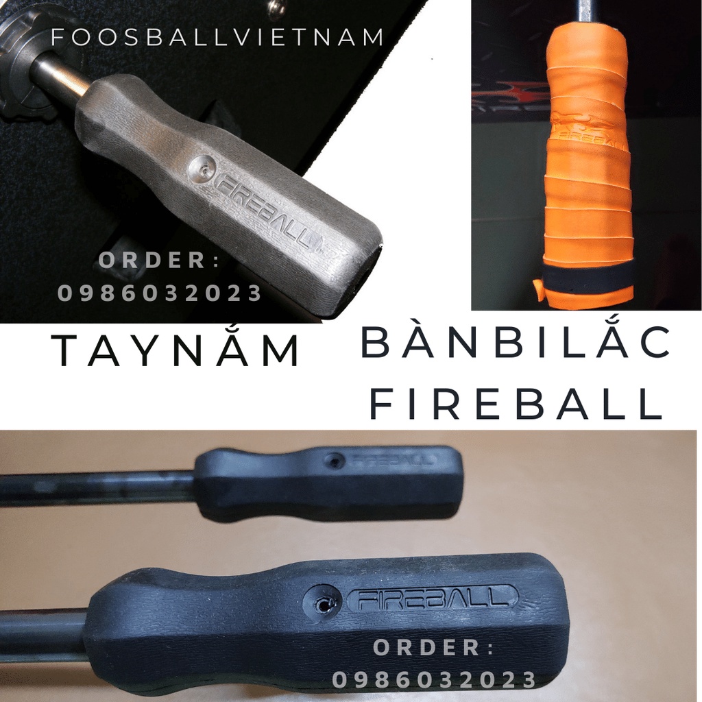 Tay nắm bàn bi lắc tiêu chuẩn và bàn bi lắc thi đấu 1m4