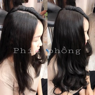 Tóc giả kẹp phồng 💕FREESHIP❤️Tóc kẹp phím phồng xoăn dài- giá 1 cặp 2 cái