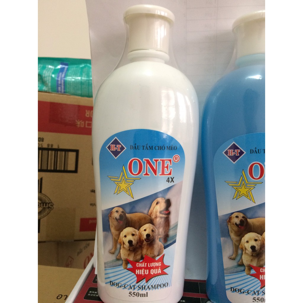 Dầu tắm  sữa tắm trị ghẻ, khử mùi, xà mâu, ve, nấm da.v.v mượt lông ONE 4X, 7X,8X