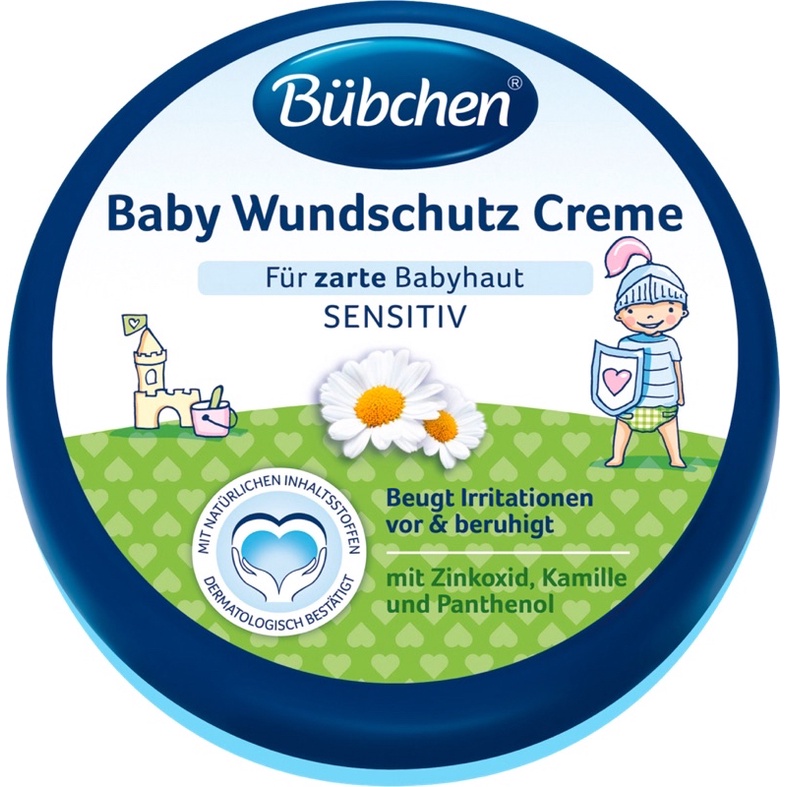 Kem chống hăm cho bé Bubchen Baby Wundschutz 150ml, Hàng Đức chính hãng