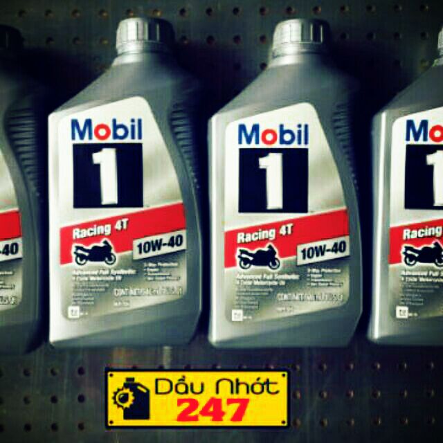 Dầu nhớt Mobil 1 Racing 4T 10w40