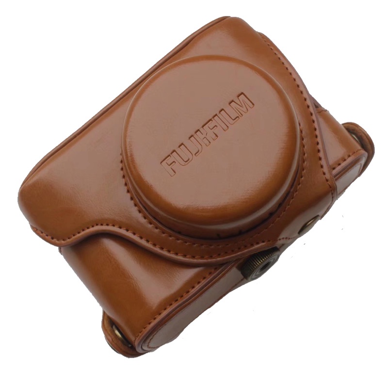 Bao Da PU Đựng Máy Ảnh Fujifilm X100V X100S X100F Fujifilm X100V X100S X100F Kèm Dây Đeo Vai