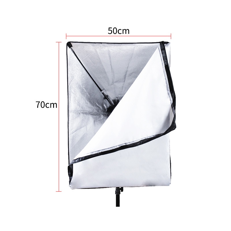 Bộ đèn studio kèm softbox 50x70 hỗ trợ chụp ảnh sản phẩm