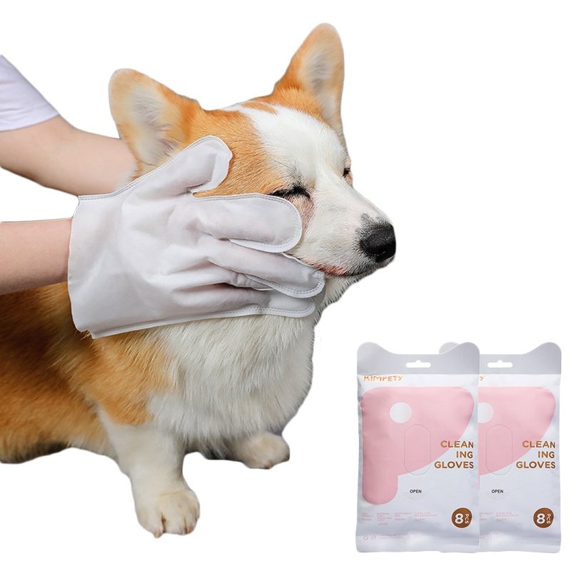Găng Tay Tắm Cho Thú Cưng 5 Ngón