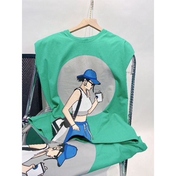Áo Thun Nữ Cao Cấp Nhung Boutique, Áo Độn Vai Sang Chảnh, Thun  Cotton 100% Siêu Mịn Mát