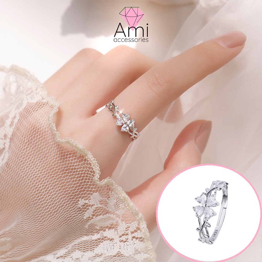 Nhẫn Cỏ Bốn Lá Xinh Xắn R03